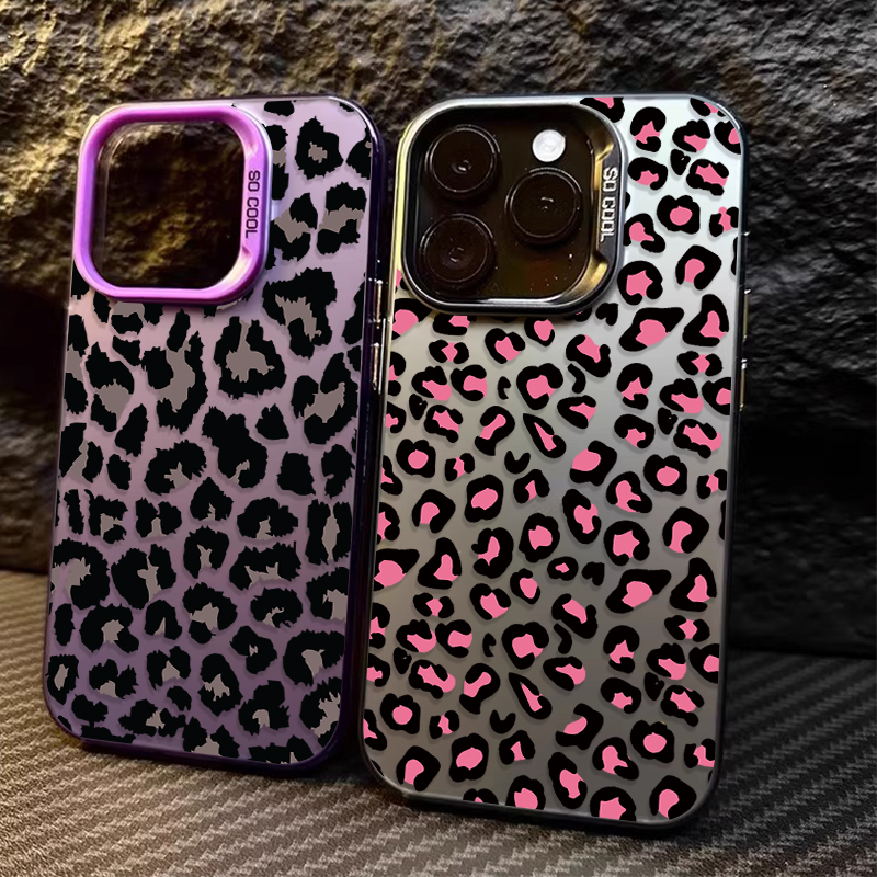 Tablet Accessories Aesthetic - Fashion Aesthetic Leopard Print Plating PC