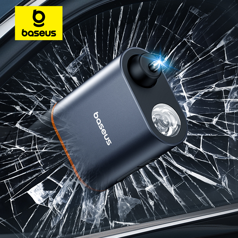 Accessories For Android Tablet - Baseus Car Emergency Hammer Mutifunction Safety