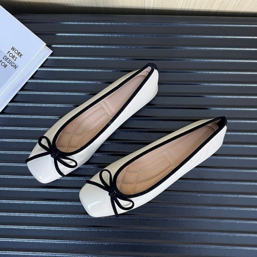 Tablet Accessories Aesthetic - Women Nude Pink Patent Leather Ballet
