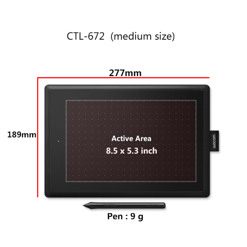 Wacom CTL-672 10.9x7.4 Ins Gra – обзор и цена Wacom Tablet Accessories