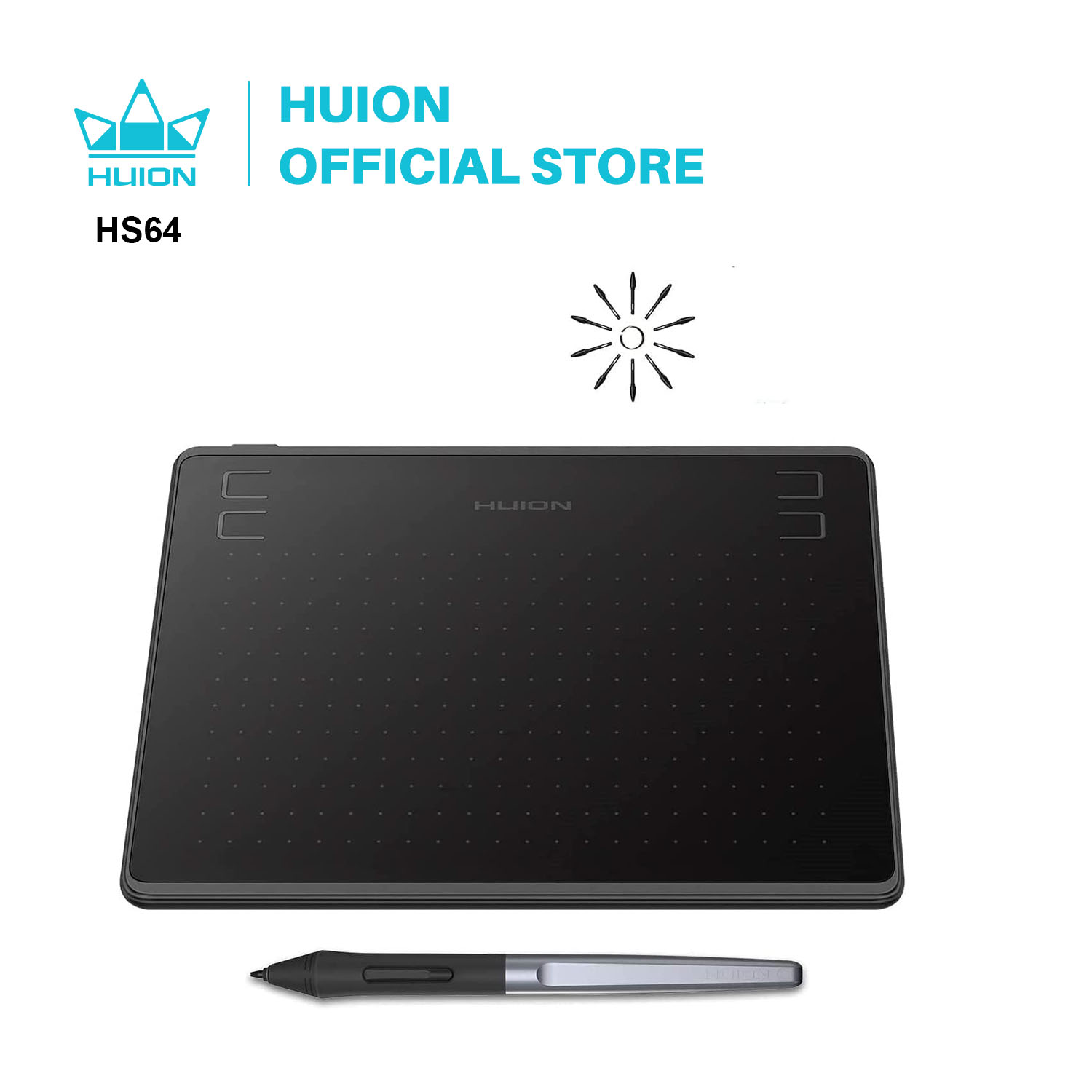 HUION HS64 6x4 Inches Graphic  – обзор и цена Graphic Tablet Accessories