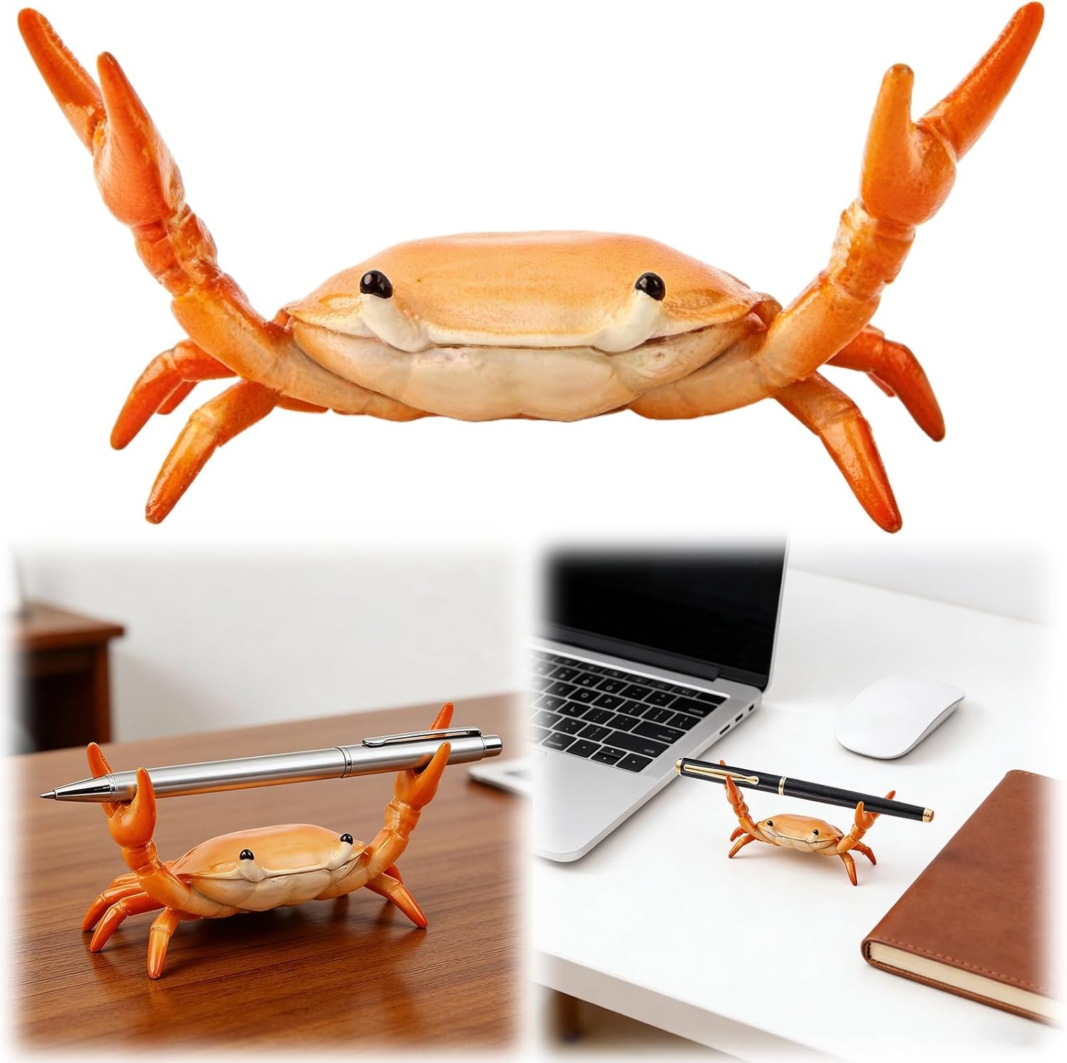 1Pcs Crab Pen Holder for Desk, – обзор и цена Office Table Accessories Unique