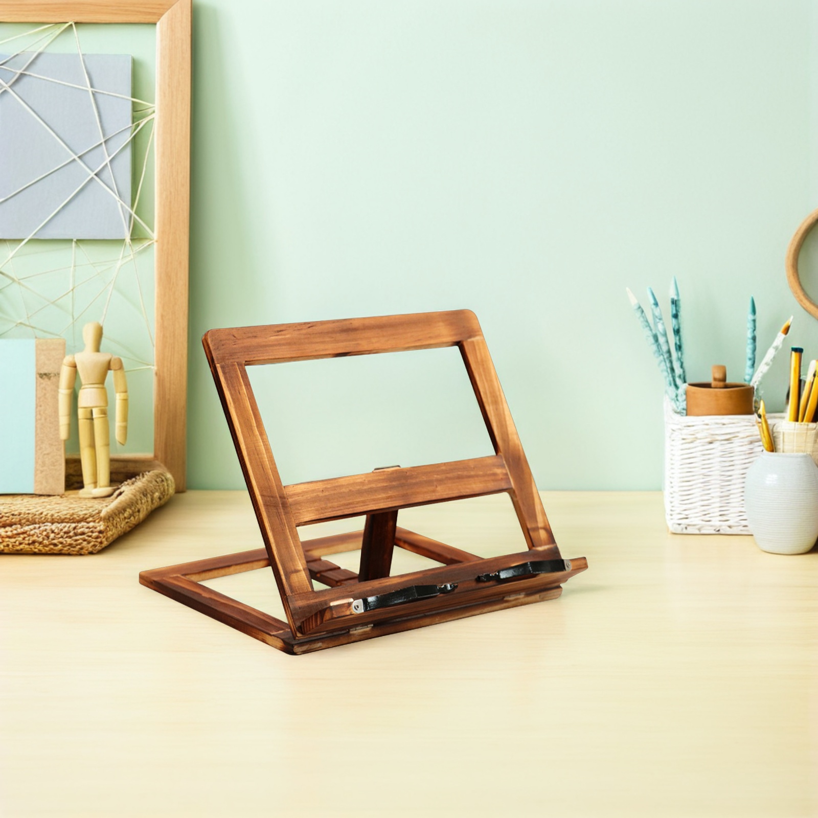 1Pc Wooden Reading Bracket Boo – обзор и цена Tablet Reading Accessories