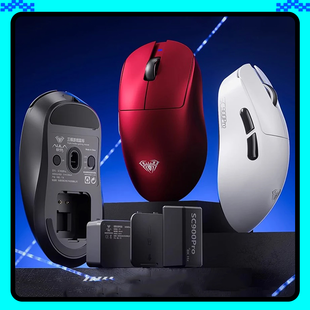 AULA SC900 Mouse Mouse Paw3950 – обзор и цена Tablet Accessories Aesthetic