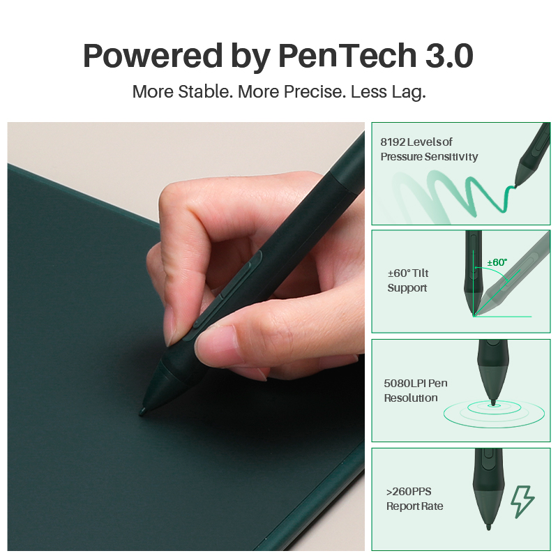 Huion Inspiroy 2 M H951P Graph – обзор и цена Graphic Tablet Accessories