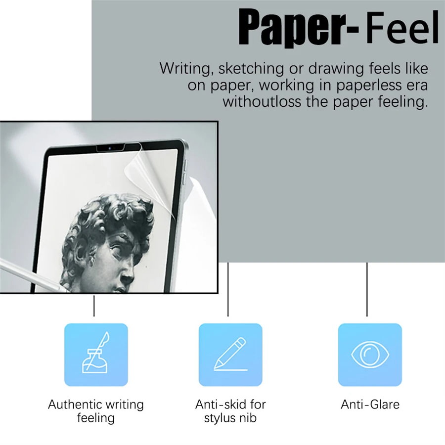 3Pcs Paper Feel Like Screen Pr – обзор и цена Lenovo Tablet P12 Accessories