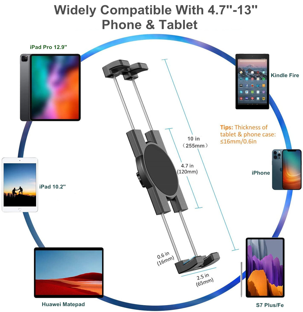 13'' Car Headrest Tablet Mount – обзор и цена Tablet Reading Accessories