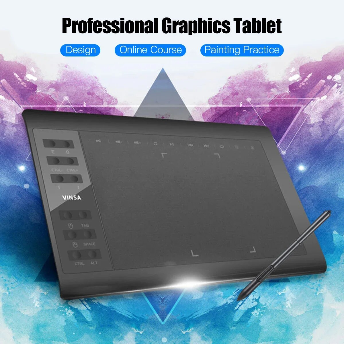 10x6 Inch Professional Graphic – обзор и цена Graphic Tablet Accessories